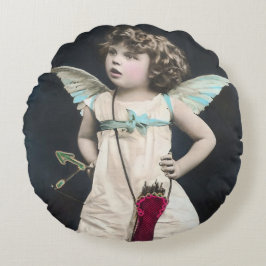 Almofada Redonda Cupido Zangado