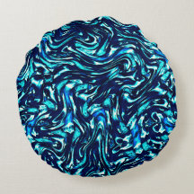 Curvas azuis e cianas mimadas