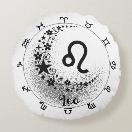 Almofada Redonda Cushion de conforto cósmico: Abraça seu Leão Inter