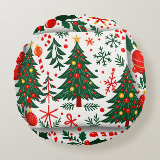 Almofada Redonda Cushion de Travesseiro de Essência de Natal