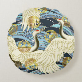 Almofada Redonda Cushion japonês Zabuton de 16"