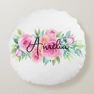 Almofada Redonda Custom Name