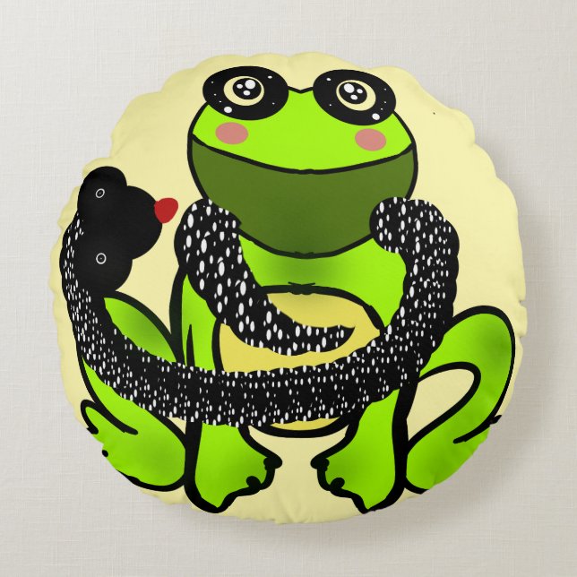 Almofada Redonda Custom The Friendship gift (Frente)