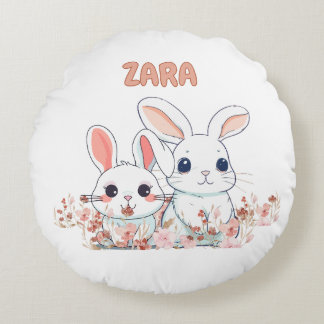 Almofada Redonda Cute Bunny Round Pillow