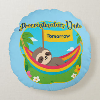 Almofada Redonda Cute homie throw pillow