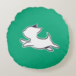 Almofada Redonda Cute Jumping Dog – Kids