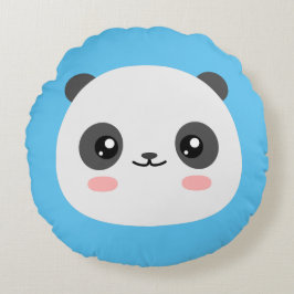 Almofada Redonda Cute Panda