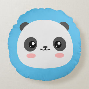 Almofada Redonda Cute Panda