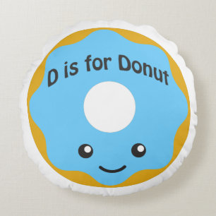 Almofada Redonda D é para Rosquinha