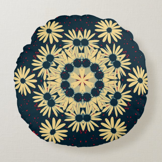 Almofada Redonda Daisy Dreams Mandala (Frente)