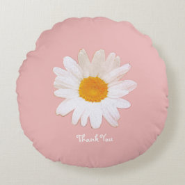 Almofada Redonda Daisy Flower Mug – Summer Botanical Cozy