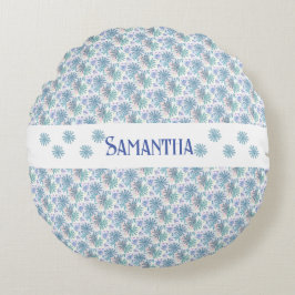 Almofada Redonda Daisy personalizado de retalhamento de pastel mult