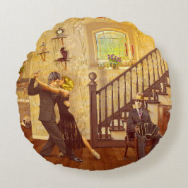 Almofada Redonda Dancing El Choclo a.k.a. The Tomboy