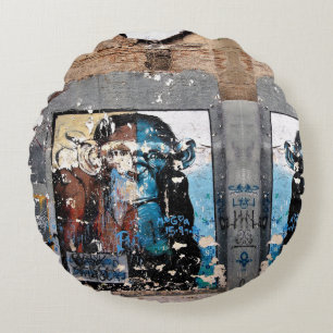 Almofada redonda de macacos