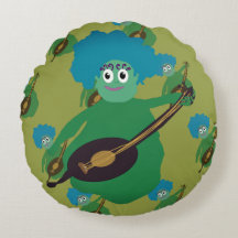 Almofada redonda de querido noturno