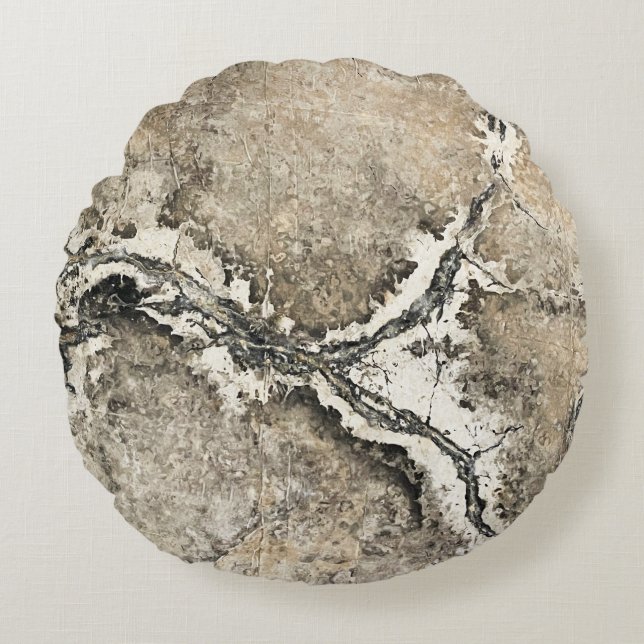 Almofada Redonda Decaimento urbano - Sob a ponte 2 (Frente)