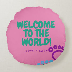 Almofada Redonda decor de bebê travesseiro