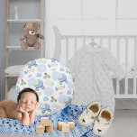 Almofada Redonda Decor de Nursoros de Bebê Azul-Cor-de-Água<br><div class="desc">Doce bebê rodeado de travesseiro decorativo de berçário. Tão doce de misturar e combinar com outros padrões semelhantes disponíveis em nosso compro. Blocos de bebês,  carruagems de bebês e outros itens bonitos relacionados a bebês são o padrão. Perfeito para aquele presente especial de chá de bebê.</div>