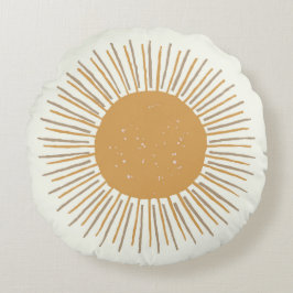 Almofada Redonda decoração do dormitório do travesseiro solar Doura