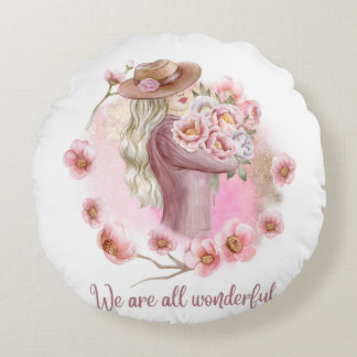 Almofada Redonda Decorativa de Decoração de Casa E