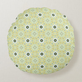 Almofada Redonda decorative pillow featuring a geometric pattern