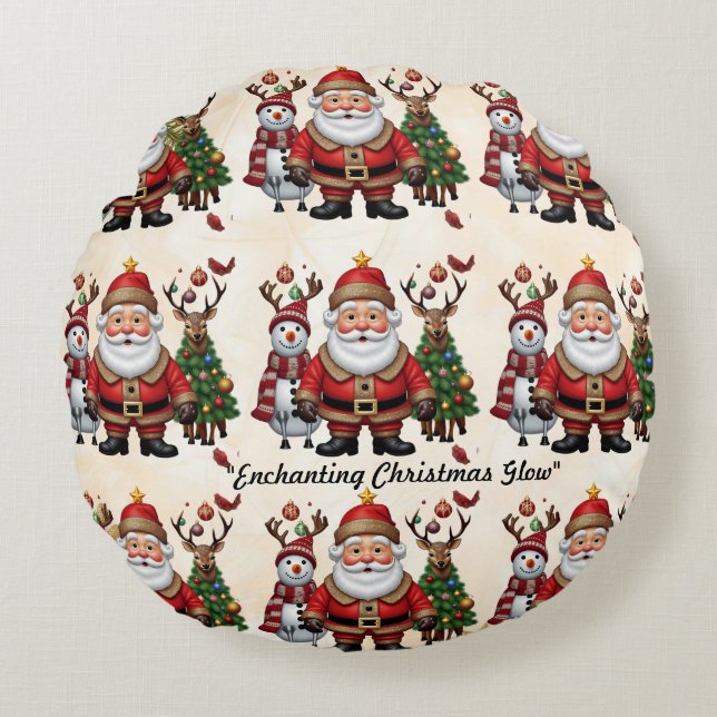 Almofada Redonda "Deer's Gift" (Frente)