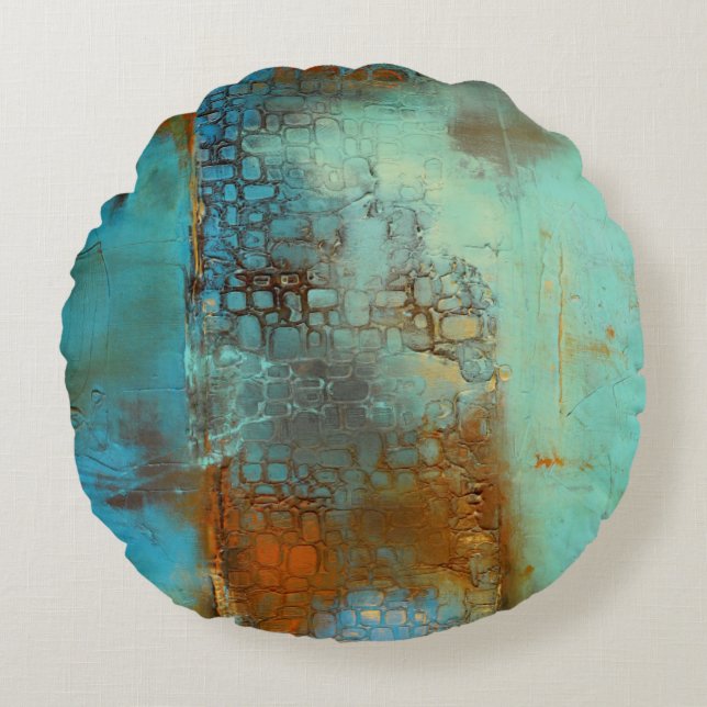 Almofada Redonda Deja Blue (Frente)