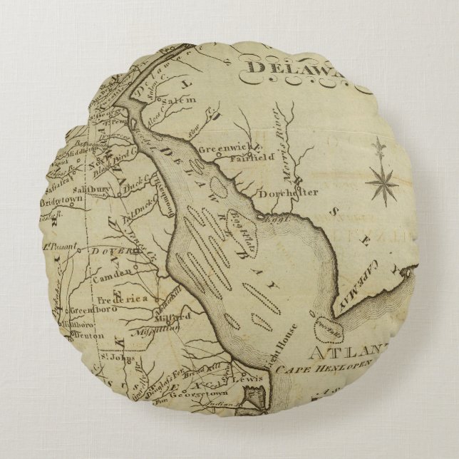 Almofada Redonda Delaware (Frente)