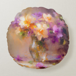 Almofada Redonda Delicar a Vida Estática