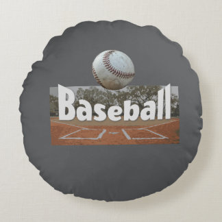 Almofada Redonda desenho de beisebol