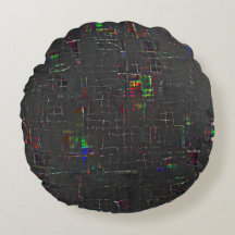 Desenho de cor russa na escuridão noturna na juta