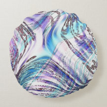 Desenhos de ostras azuladas, cruzados e torcidos