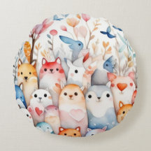 Design bonitinho de animais florais