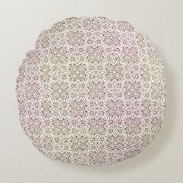Almofada Redonda design de arte criativa Travesseiro Round