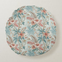 Design de Elegância Tropical Floral Vintage Costei