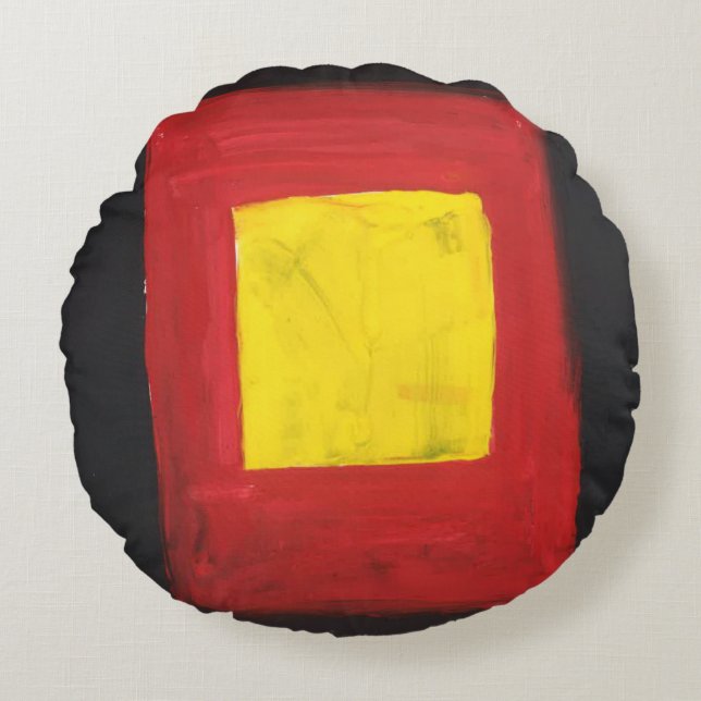 Almofada Redonda Design de Travesseiro redondo. (Frente)