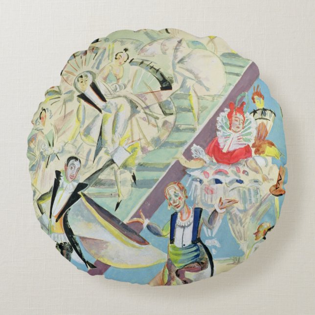 Almofada Redonda Design do palco para o operetta (Frente)