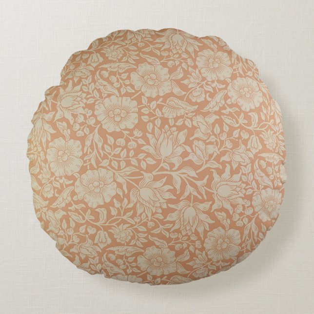 Almofada Redonda Design do papel de parede do "Mallow" (Frente)