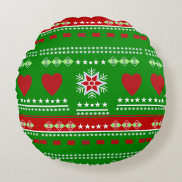 Almofada Redonda design escandinava, estilo country