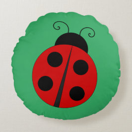 Almofada Redonda Design Ladybug