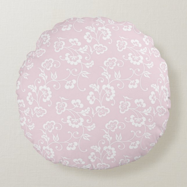 Almofada Redonda Design Moderno Feminino (Frente)