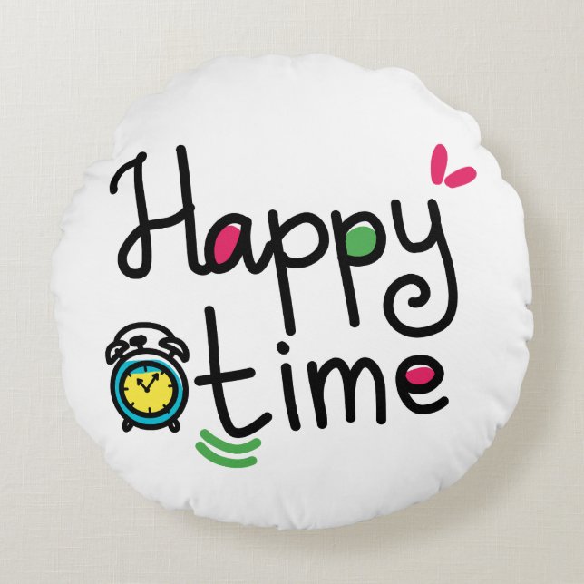 ALMOFADA REDONDA DESIGN PERSONALIZADO DO TRAVESSEIRO DE SALA DE CAM (Frente)