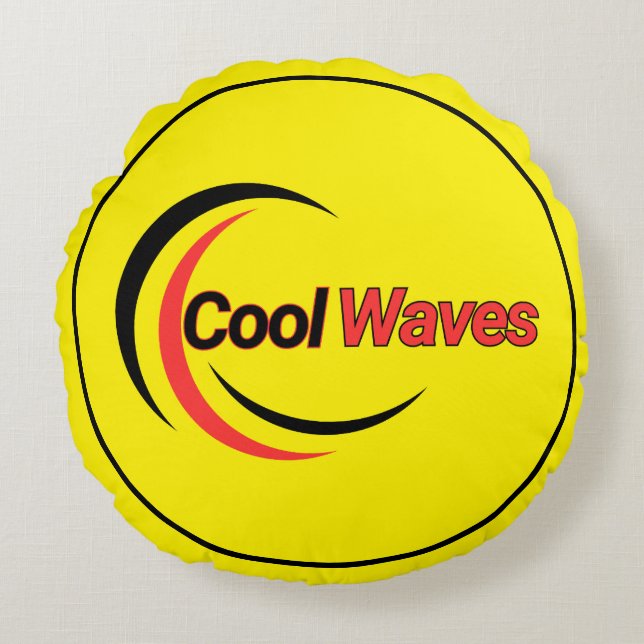 Almofada Redonda Designs na moda e Travesseiros redondos personaliz (Frente)