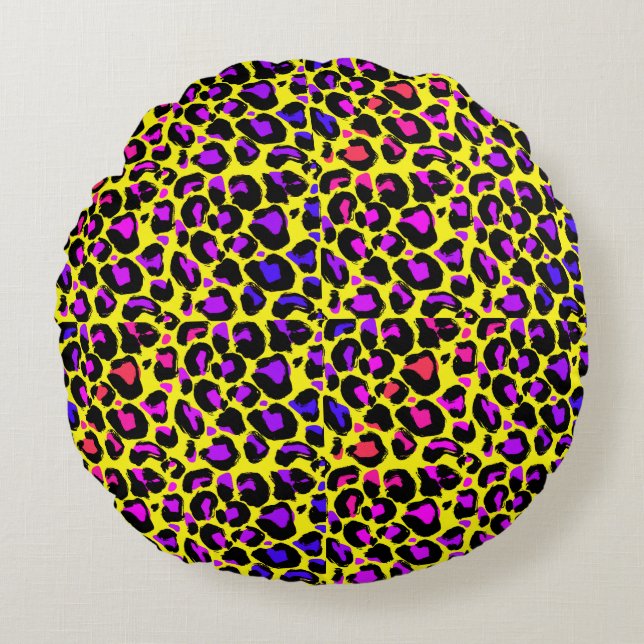 Almofada Redonda Designs redondos impressionantes no Zazzle (Frente)