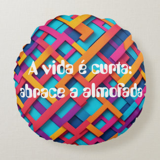 Almofada Redonda Despertar Vibrante