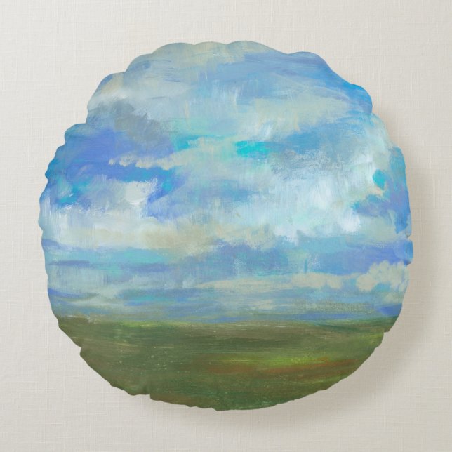 Almofada Redonda Dia Brilhante II (Frente)