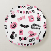 Dia das Bruxas Rosa e Negro