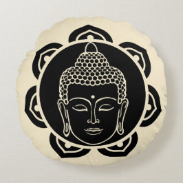 Almofada Redonda Dia do Budista Nirvana
