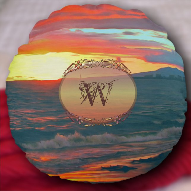 Almofada Redonda Dia Maravilhoso 1490 (Criador carregado)