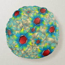 Diferentes flores virtuais, pétalas azuladas sobre